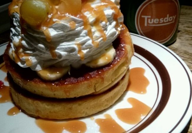 パンケーキを食べに♪