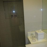 デラックスの部屋はシャワーのみです