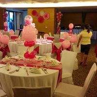 ミーティングルームで、1歳の子の誕生パーティーやってました