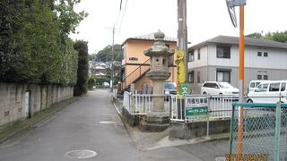 平川の大燈籠