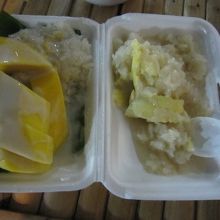 マンゴライスとドリアンライス