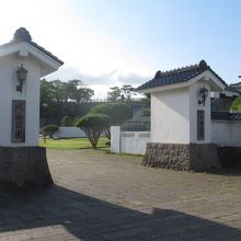 小峰城跡の入口です。