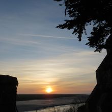 夕暮れも素敵でした