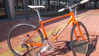 駅でレンタサイクル