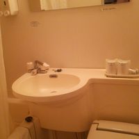 部屋のシャワーは混合栓ではありません。