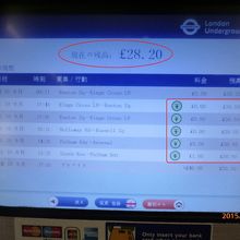 （５）トップアップ（これ以上課金されてません）が効いてます。