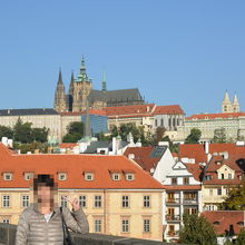 橋の真ん中あたりからの景色