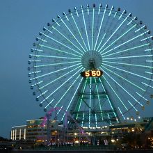 ライトアップが綺麗です
