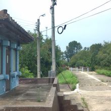 帰らざる橋。この先は北朝鮮守備地域になる。