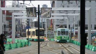 市内移動に便利な、”富山地方鉄道　市内軌道線”