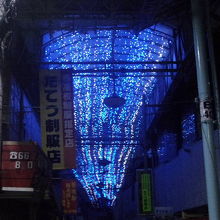 こんなイルミネーションも発見。