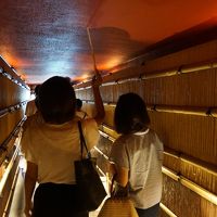 ここを通って河川へ