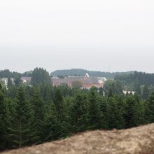 ルルドの洞窟からの風景