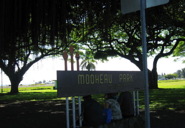 ダウンタウン側にある公園。そしてトイレスポット。