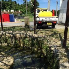 ときどき 水を汲みに来るクルマ