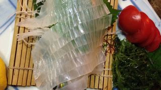 新鮮な魚介が美味