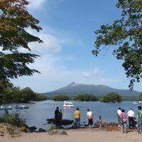 憩いの大沼は快晴だった