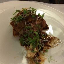 相方が頼んだ料理。3口目でガッカリしてた。。。