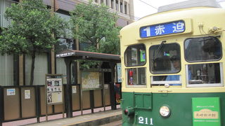 レトロでかわいい路面電車