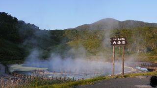 ニセコ湯本温泉の源泉