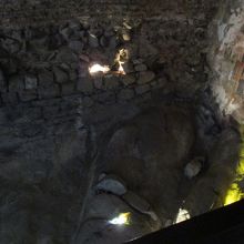 店内にあった遺跡