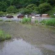 日光湯元　湯元源泉地