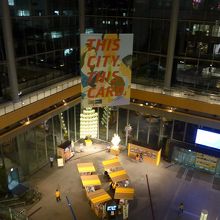 一階のフロアでは東北のお祭りイベントが実施されていました