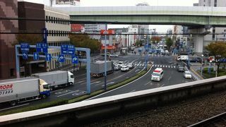 高架下の工具屋街が見たくて　駅到着