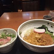 硬めのコシのある蕎麦