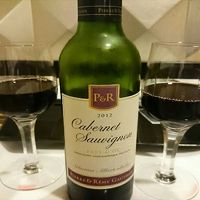 ホテルの好意でいただいたワイン