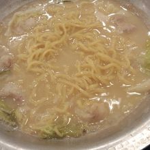 塩もつなべ♪コラーゲンた〜っぷり！