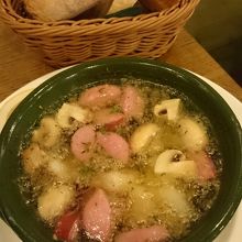 小エビアヒージョ