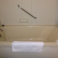 バスタブ。日本人には十分な広さ。