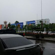 空港の周りはなにもありません。