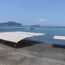 条件が良ければ砂浜で砂むしできます。