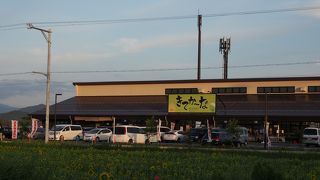 地元の野菜などを売っています