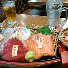 お刺身の舟盛り