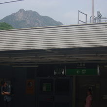 山並みがちょっと見えます(笑)