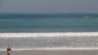 海のコントラストが綺麗