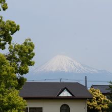 境内から見える富士山