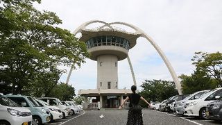 回転展望台が、かっこいい！