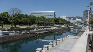 長崎の港にある公園