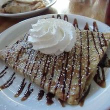 ｸﾚｰﾌﾟは甘いのもお食事系も両方美味しくボリューミー！