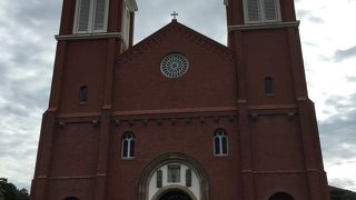 被爆したマリア像