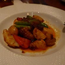 海老のマレー風ココナッツ炒め