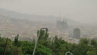 バルセロナの街を一望