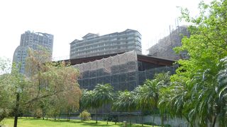 残念、改装工事中！