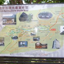 北投公園周辺に見所は集まってます