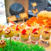 クラブラウンジのアフタヌーンティー。