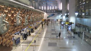 ビジネスクラス専用の入国レーン